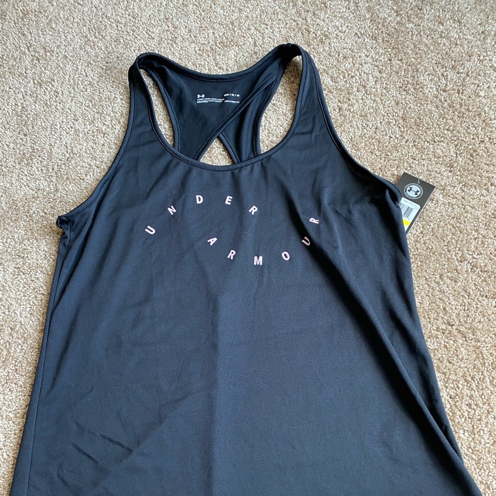 Black Under Armour tank top